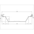 SX-ABM-1000-750 Hidráulico Super K Arch ROADO GALVALUME Building Building Forming Machine